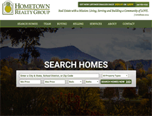 Tablet Screenshot of hometownrealtygroup.com